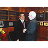 VCI President Karim Momeni with Senator John McCain
